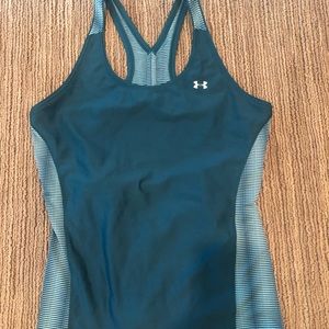 Under armor blue athletic tank top